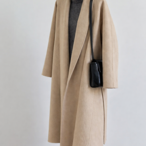 Combo Áo Khoác Dạ Dáng Dài Be Elegant