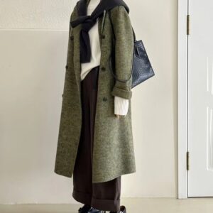 Áo Khoác Dạ Hàn Quốc Siêu Thanh Lịch