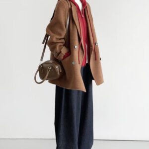 Áo Khoác Dạ Vintage Nhẹ Nhàng Chuẩn Hàn