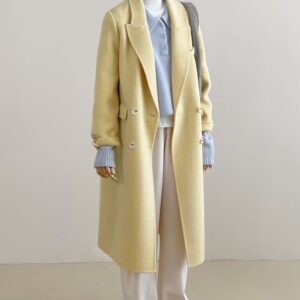 Áo Mangto Nữ Phối Cúc Kim Loại