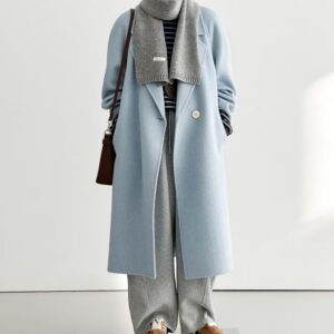 Áo Mangto Nữ Dáng Dài Kiểu Tây