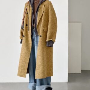 Áo Mangto Phong Cách Vintage Hàn