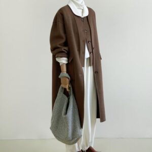 Áo Mangto Cổ Cao Ấm Áp