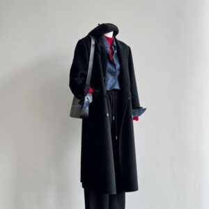 Áo Khoác Dạ Pastel Dịu Dàng Phong Cách Hàn