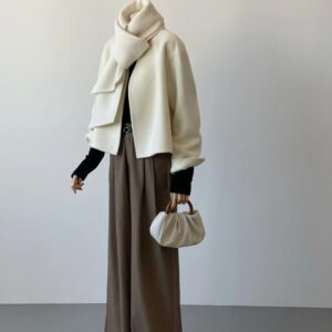 Áo Mangto Nữ Dáng Dài Phong Cách Tây