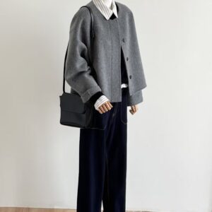 Áo Mangto Dáng Dài Kiểu Pháp