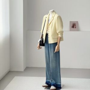 Áo Mangto Nữ Phối Màu Pastel